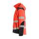 BLÅKLÄDER Highvis softshell-takki kevyesti topattu huomiopun./musta